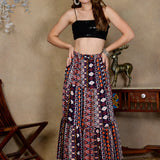Women'S Printed Maxi Skirt