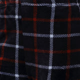 Women Checkered Warm Fleece Nightsuit