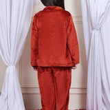 Girls Fleece Nightsuit Round neck Cami Top with Full sleeves Shrug and Jogger