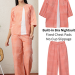 Peach & White