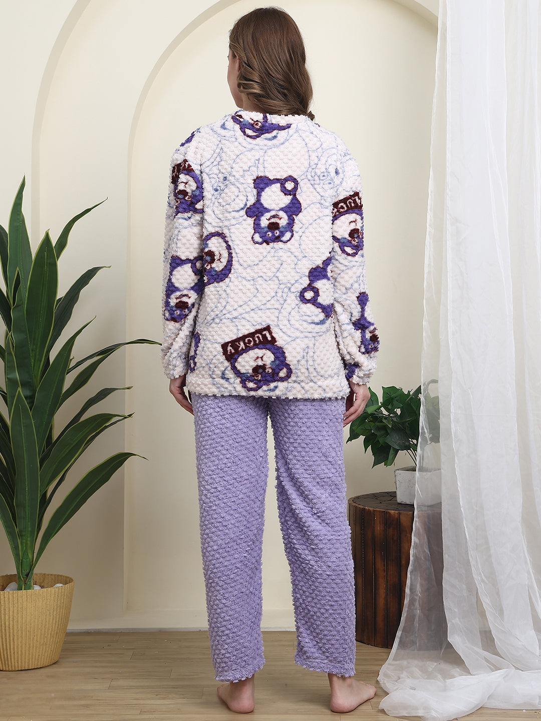 Lavender & White