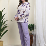 Lavender & White